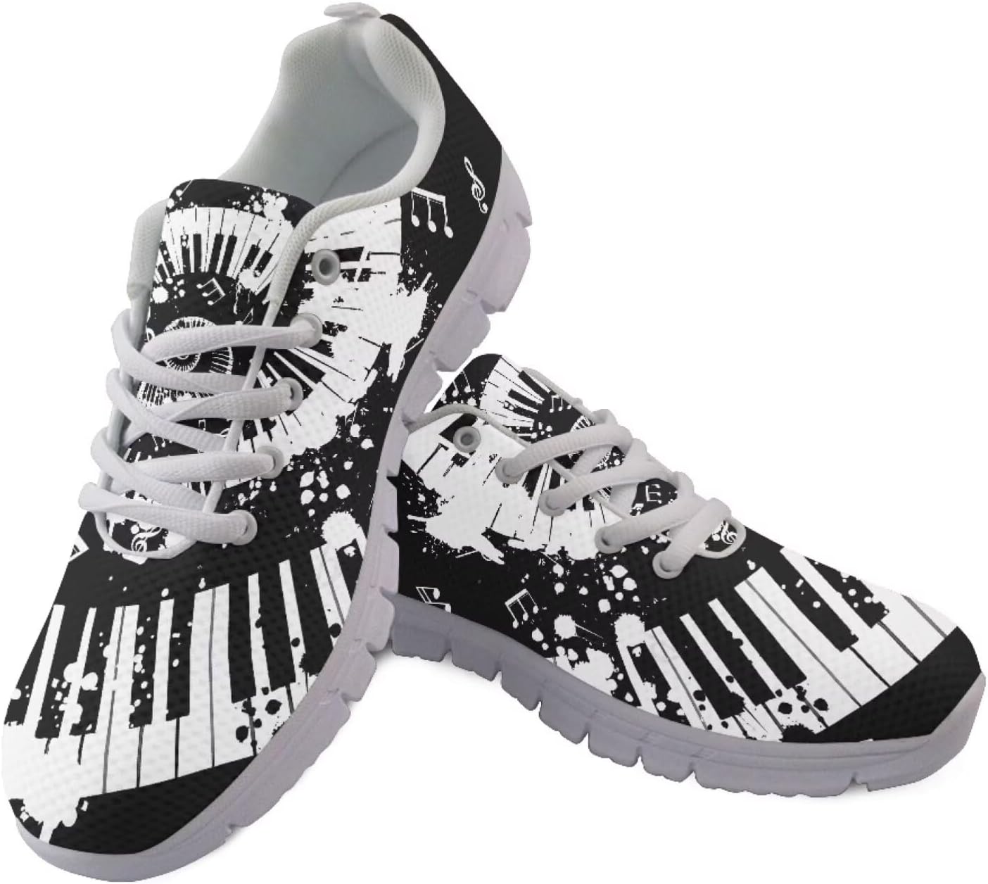 

Женские кроссовки для бега и зала на шнуровке, для ходьбы и походов, легкие и дышащие кроссовки для мужчин и женщин Getelinseng, белый