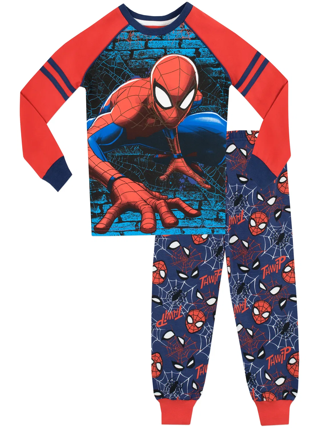 Пижама Spiderman Snuggle Fit Marvel, красный