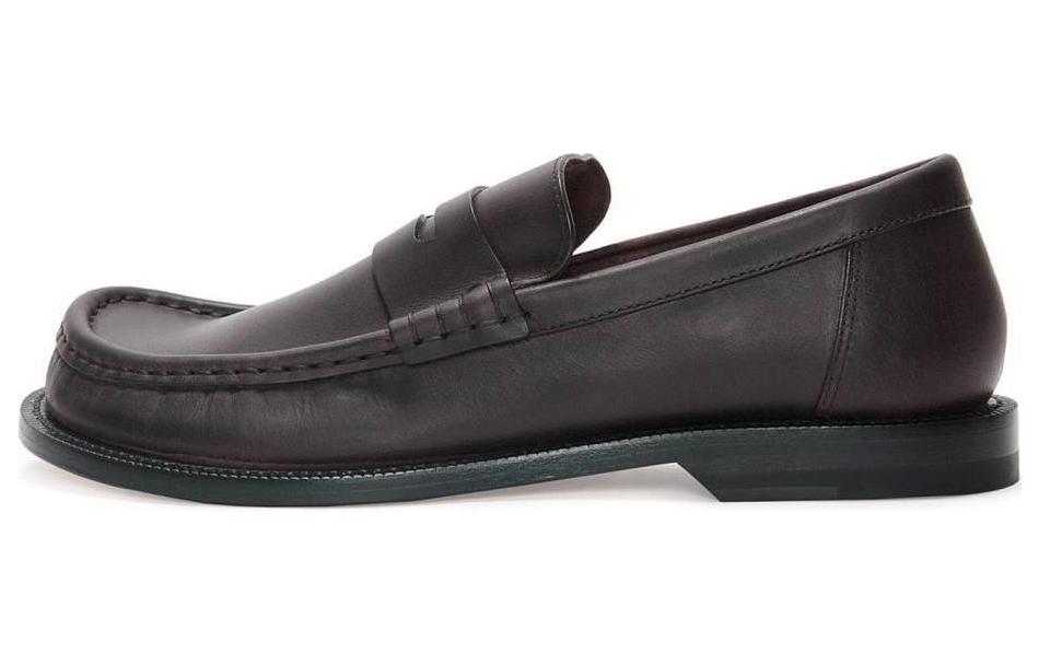 Кожаные лоферы Campo LOEWE, Black