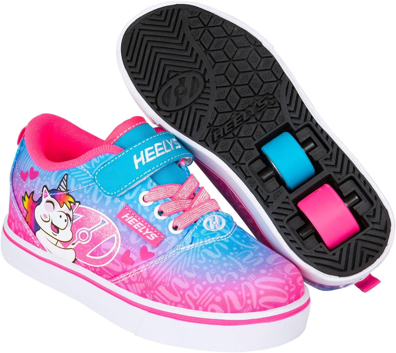 

Кроссовки Heelys Girls Pro 20 X2 (Little Kid/Big Kid/Adult), белый/розовый/бирюзовый