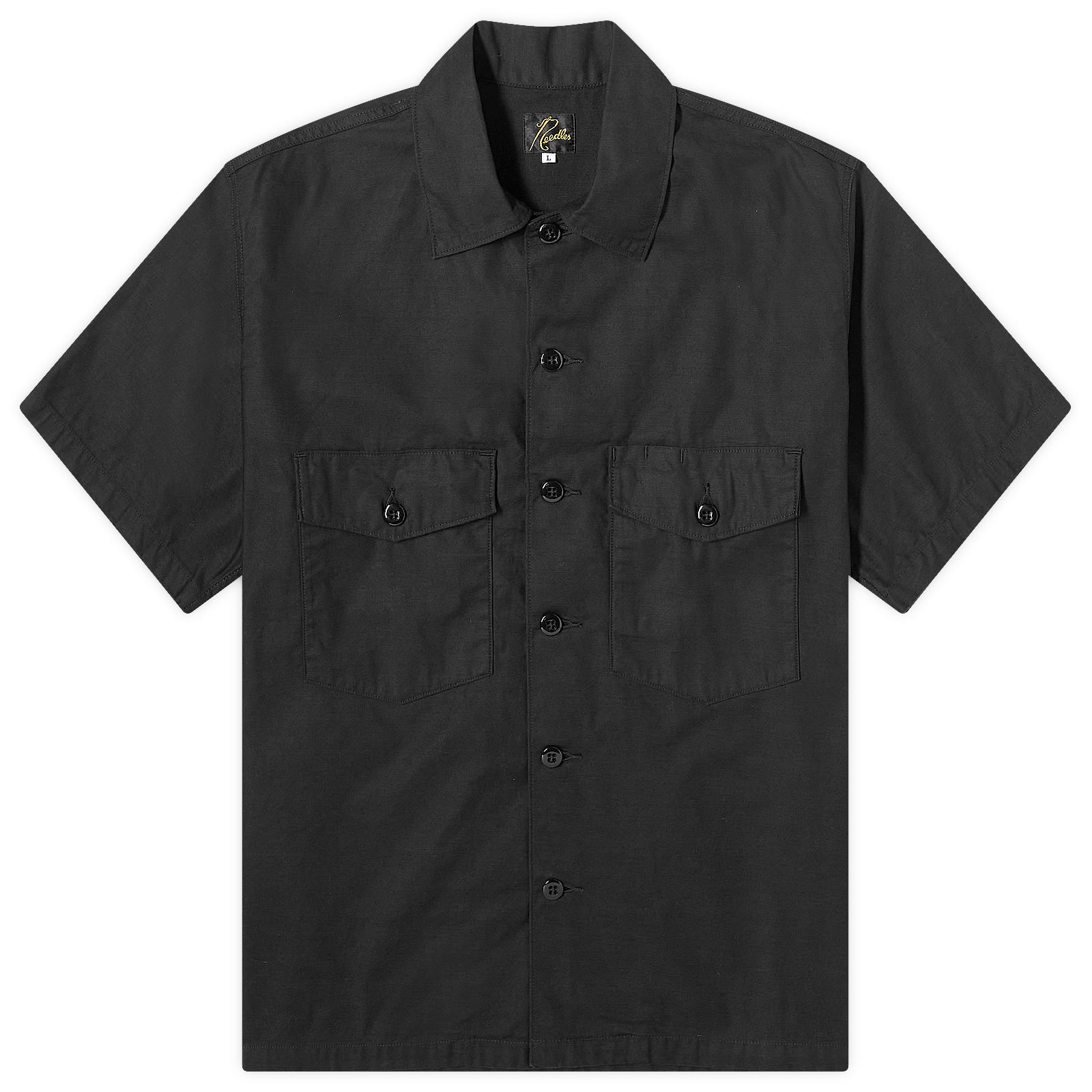 

Брюки Needles Short Sleeve Fatigue Shirt, черный