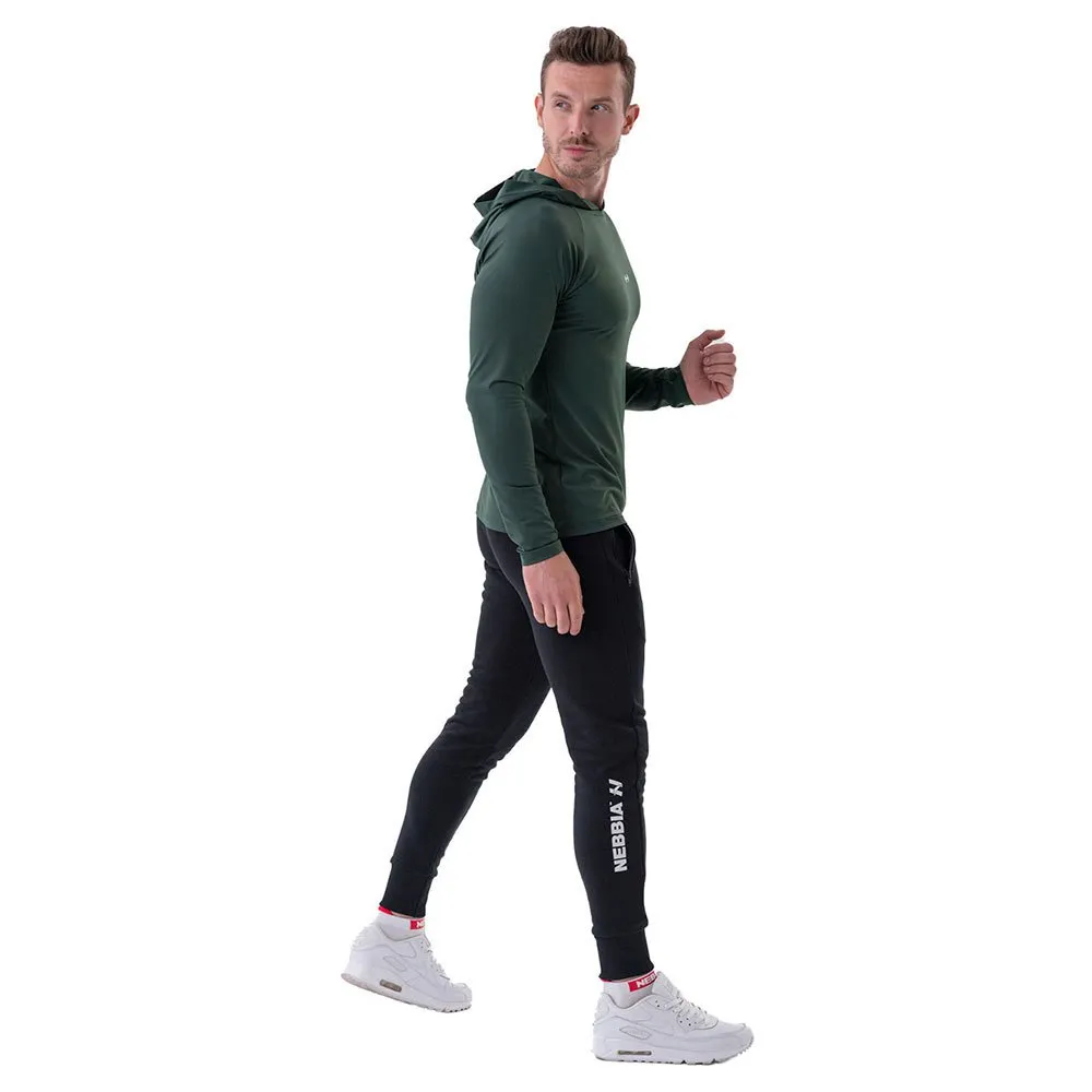 

Лонгслив Nebbia Long-Sleeve With A Hoodie 330, зеленый