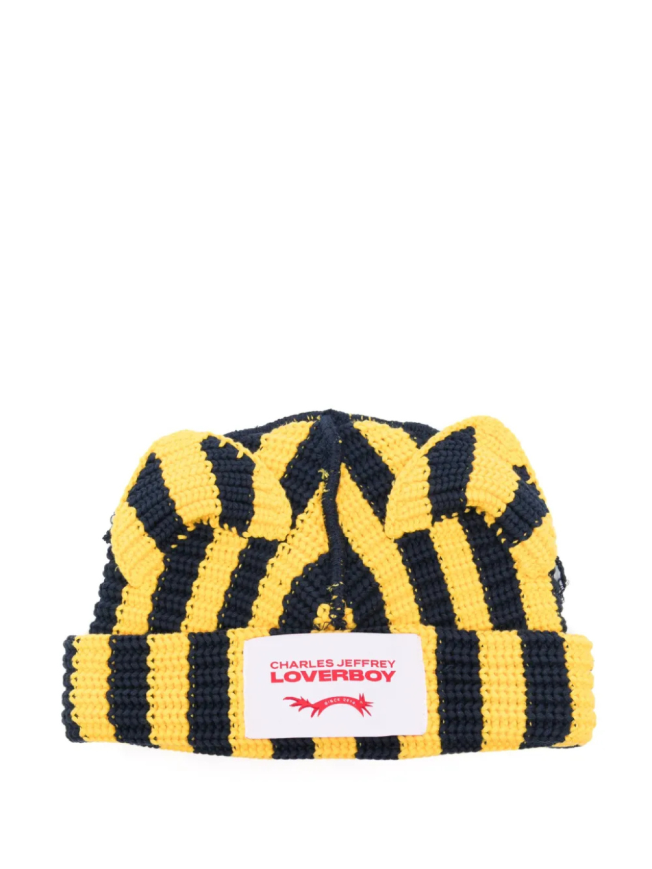 

Шапка бини Chunky Ears Charles Jeffrey Loverboy, желтый