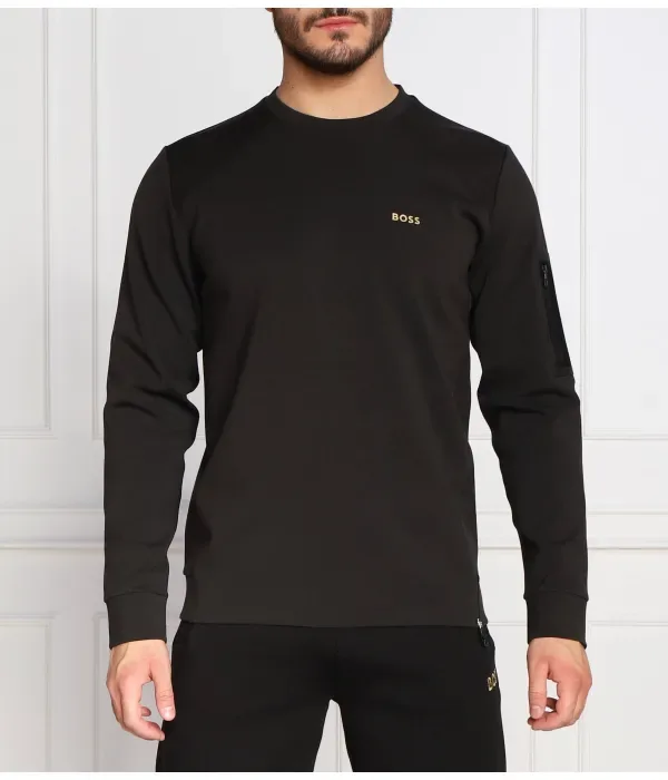 Толстовка Salbiq regular fit Boss Green, черный