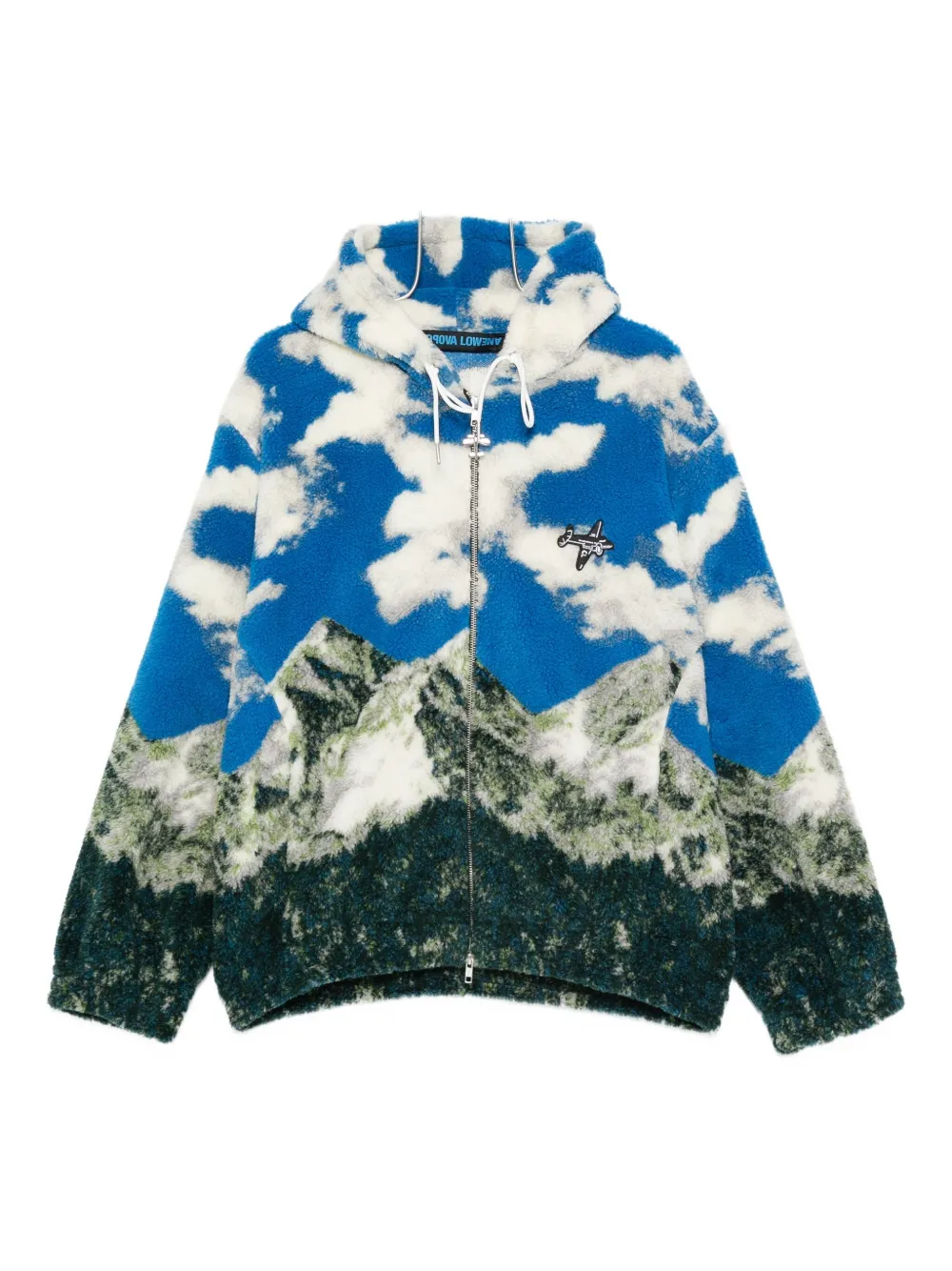 

Флисовая куртка с капюшоном Chopova Lowena, синий