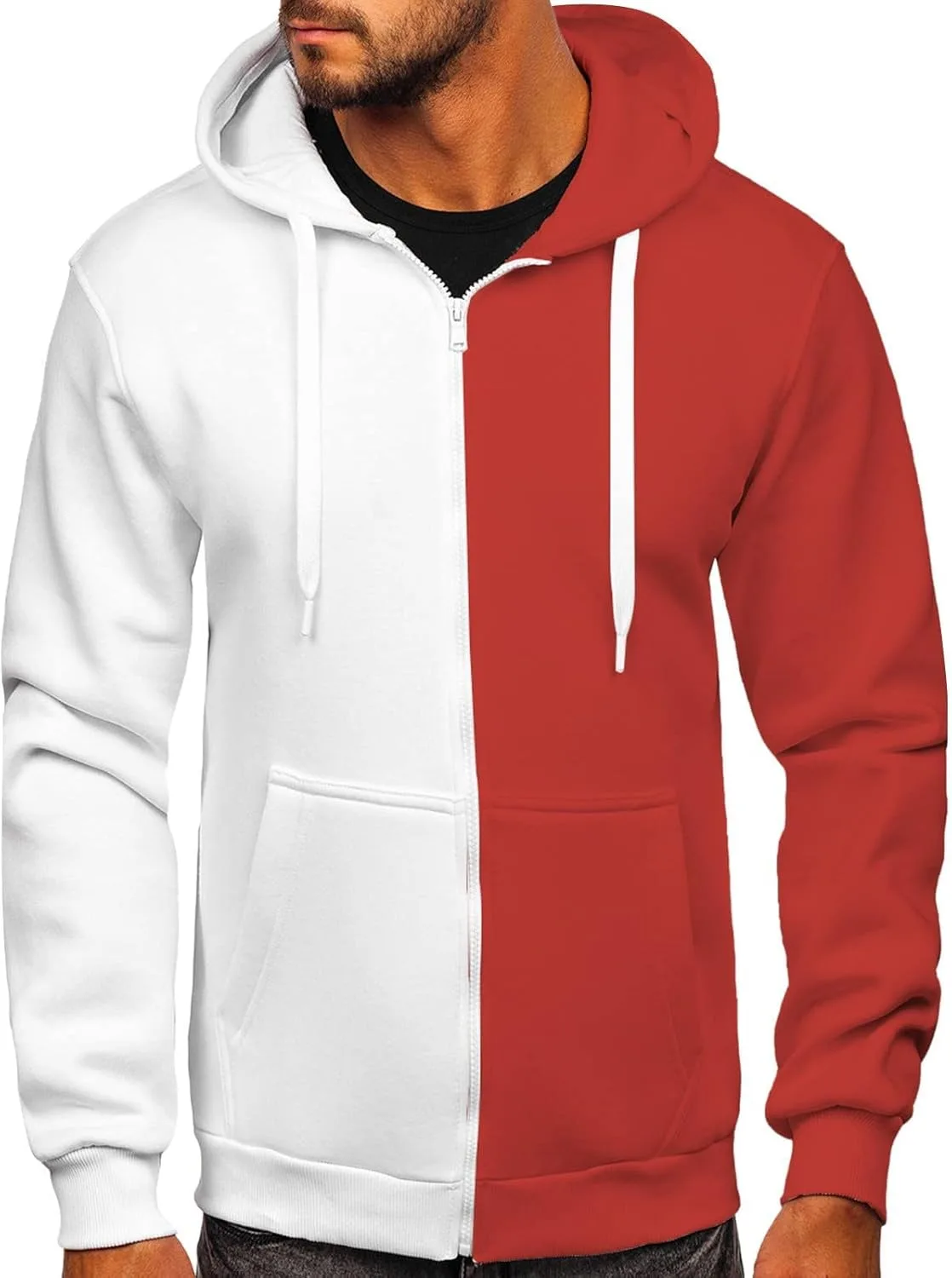 

Oversized худи для мужчин Muscularfit с цветными блоками