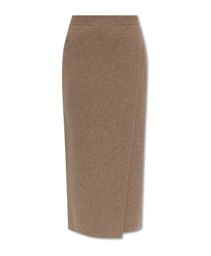 

Юбка из шерсти Умбрии Max Mara, коричневый