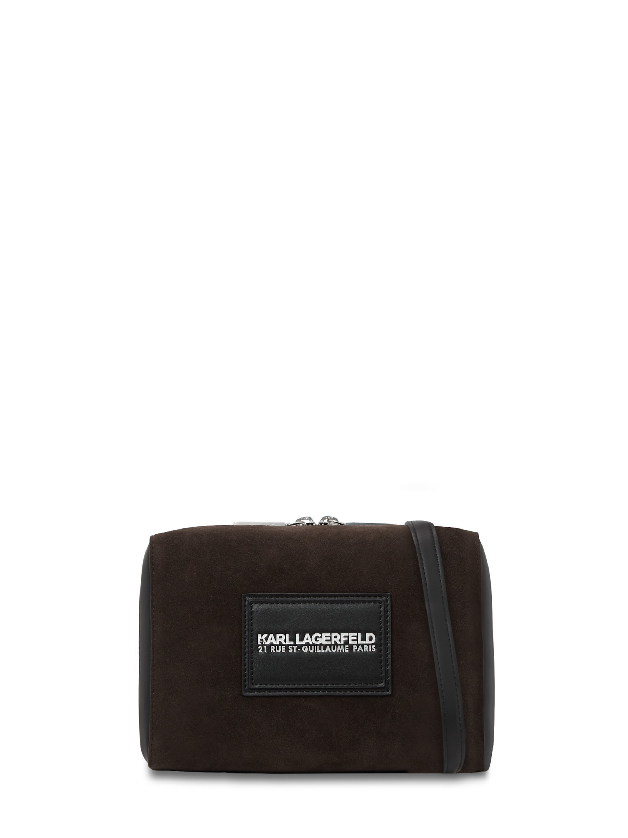 

Karl Lagerfeld Сумка через плечо 'Traveller' в темно-коричневом цвете