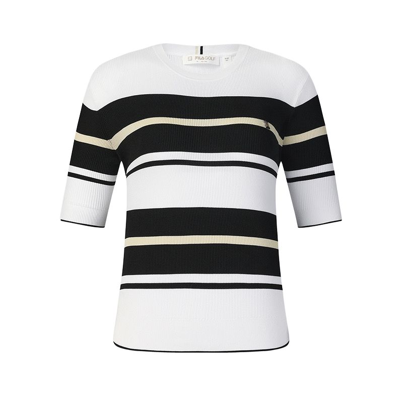 

FILA Golf Series SS25 вязаный топ Women's Jade White WT