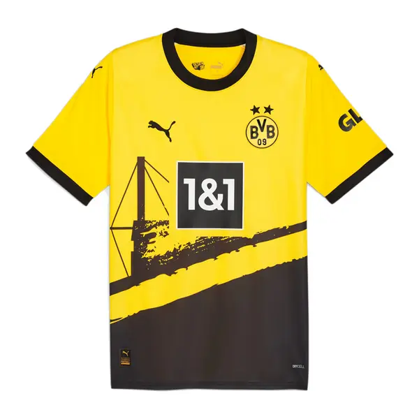 

Футболка PUMA Borussia Dortmund 23/24 Jersey 'Home', желтый