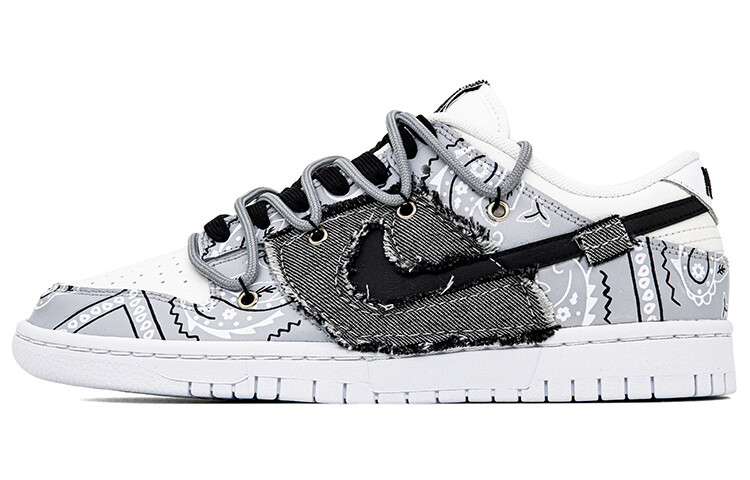 

Кроссовки Nike Dunk Skateboard Shoes Men Low-Top Gray Black White