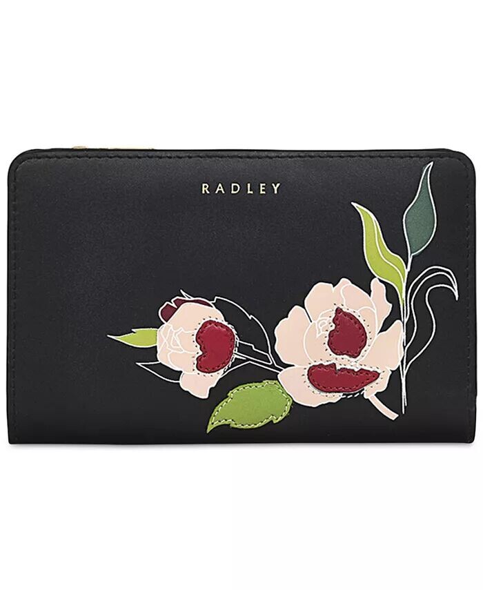 

Дикие розы, средние, двойные Radley London, черный