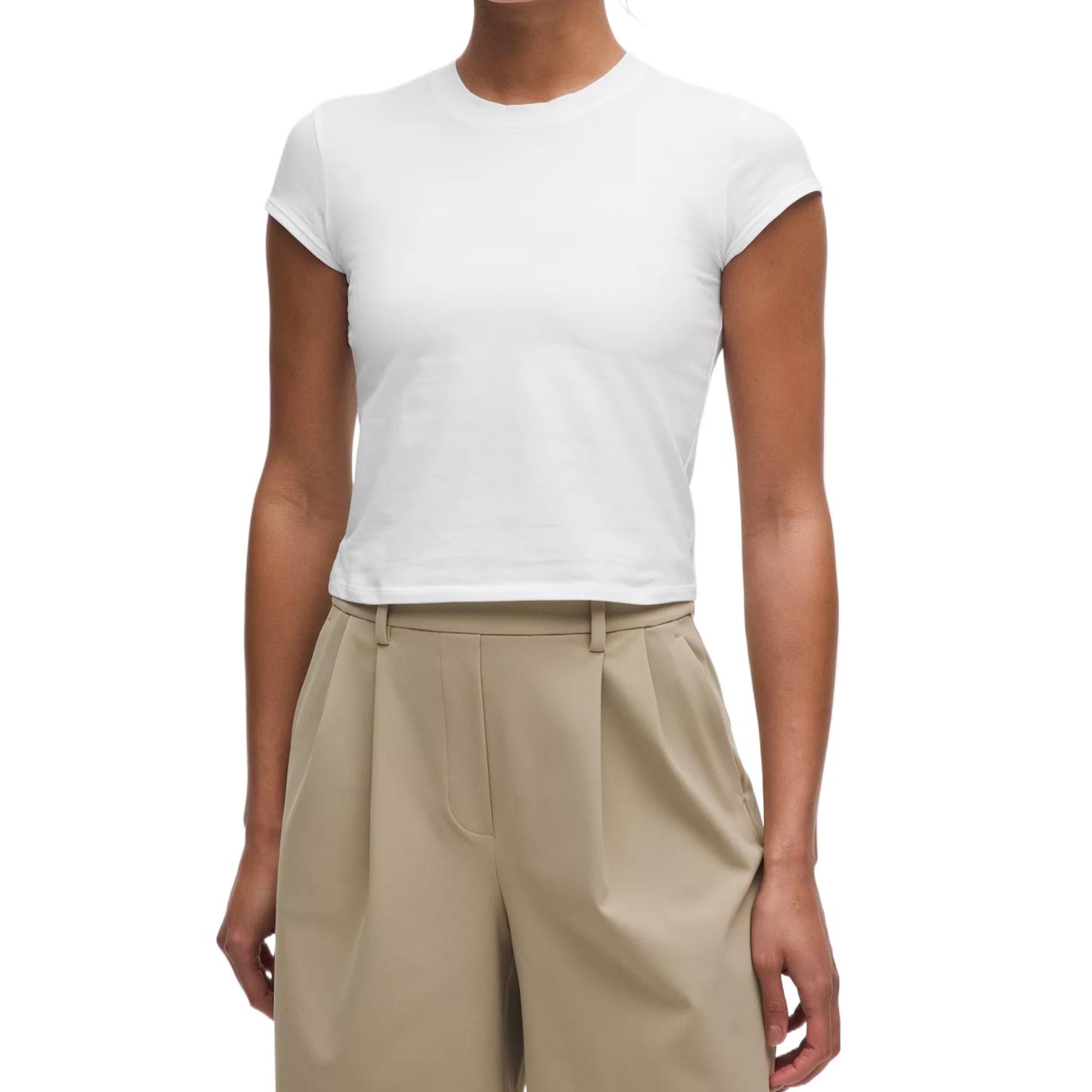 

Обычная футболка женская Lululemon, белый