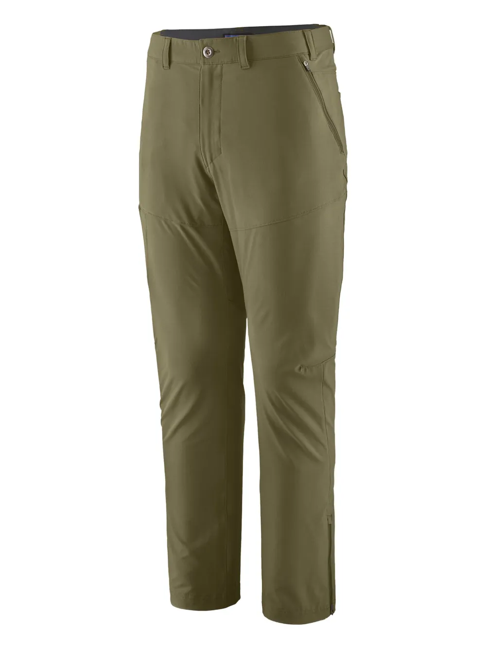 

Брюки с карманами на молнии Patagonia, зеленый