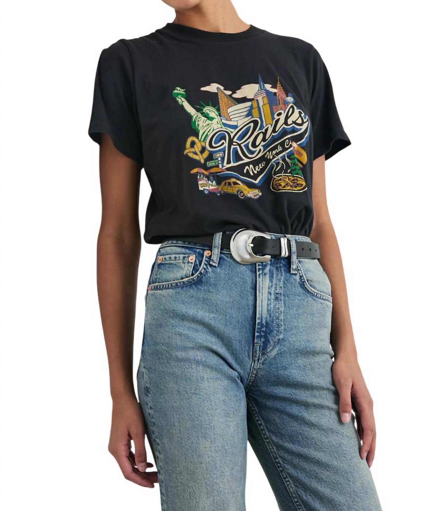 

Футболка Boyfriend Tee в Rails, Нью-Йорк, rails new york