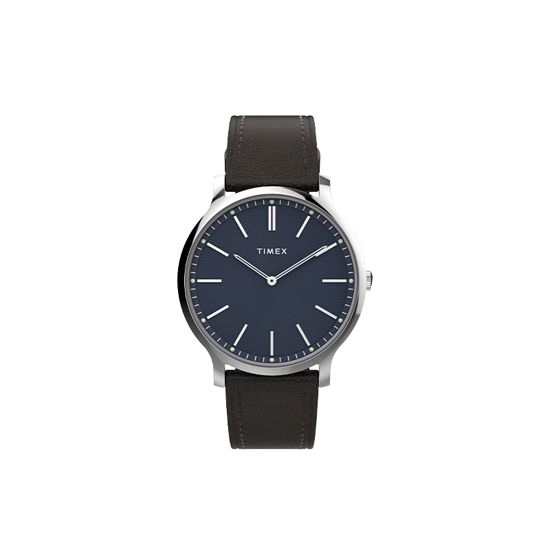 

TIMEX Часы Wrist Watch Quartz Movement Blue Dial Unisex, Dark Blue