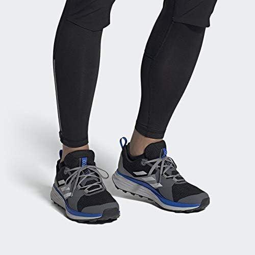 Мужские кроссовки Adidas Terrex Fast R, черный/синий/серый — фото 4