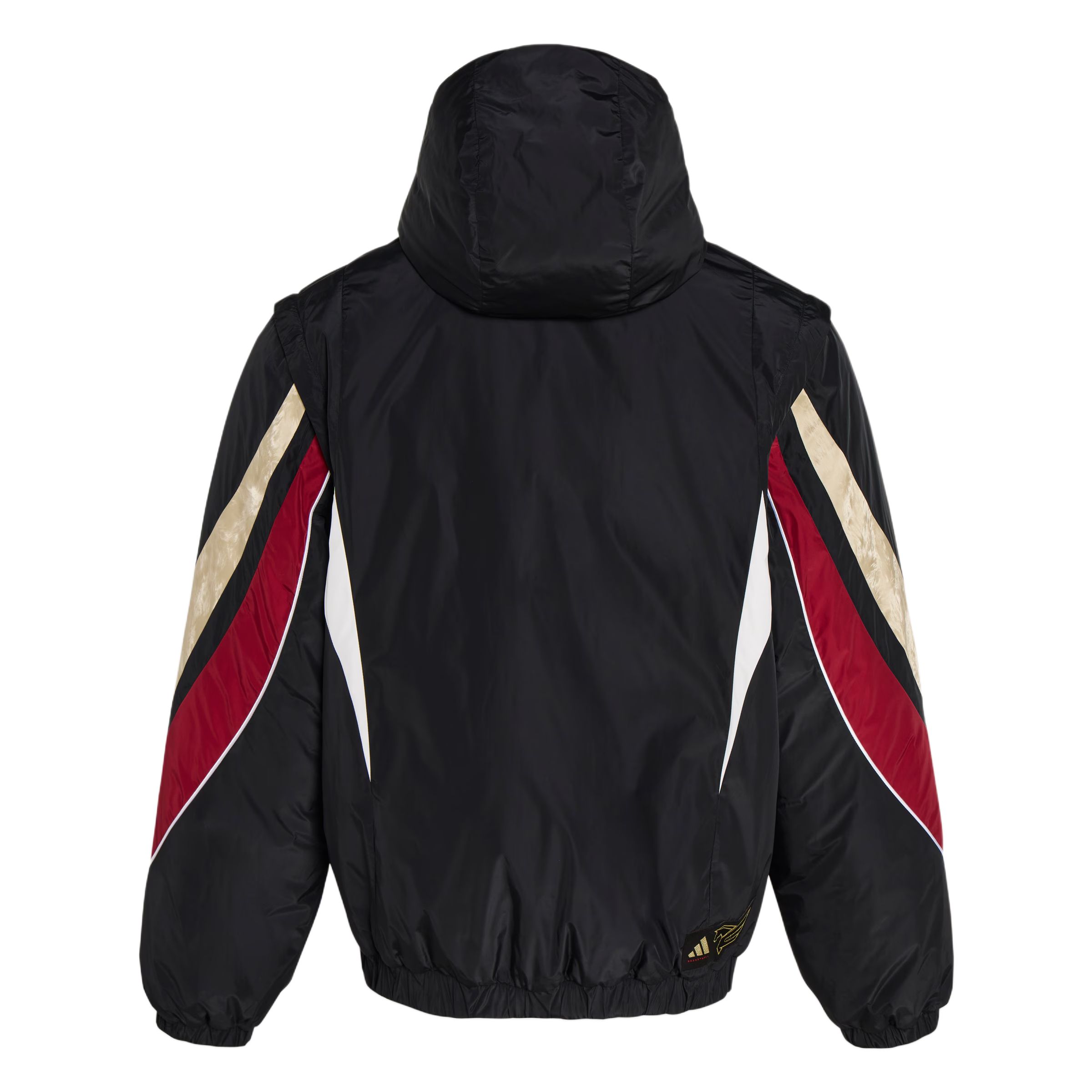 Куртка BASKETBALL FW25 Puffer для мужчин Adidas, черный (includes 3 pairs of adidas socks) — фото 4
