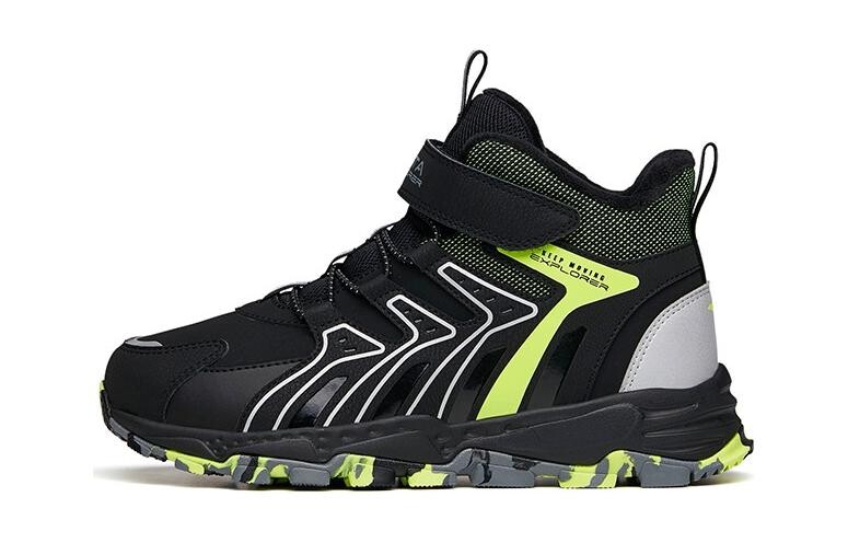 

Детские кроссовки GS Mid-top черные/серебристые/флуоресцентно-зеленые Anta Kids