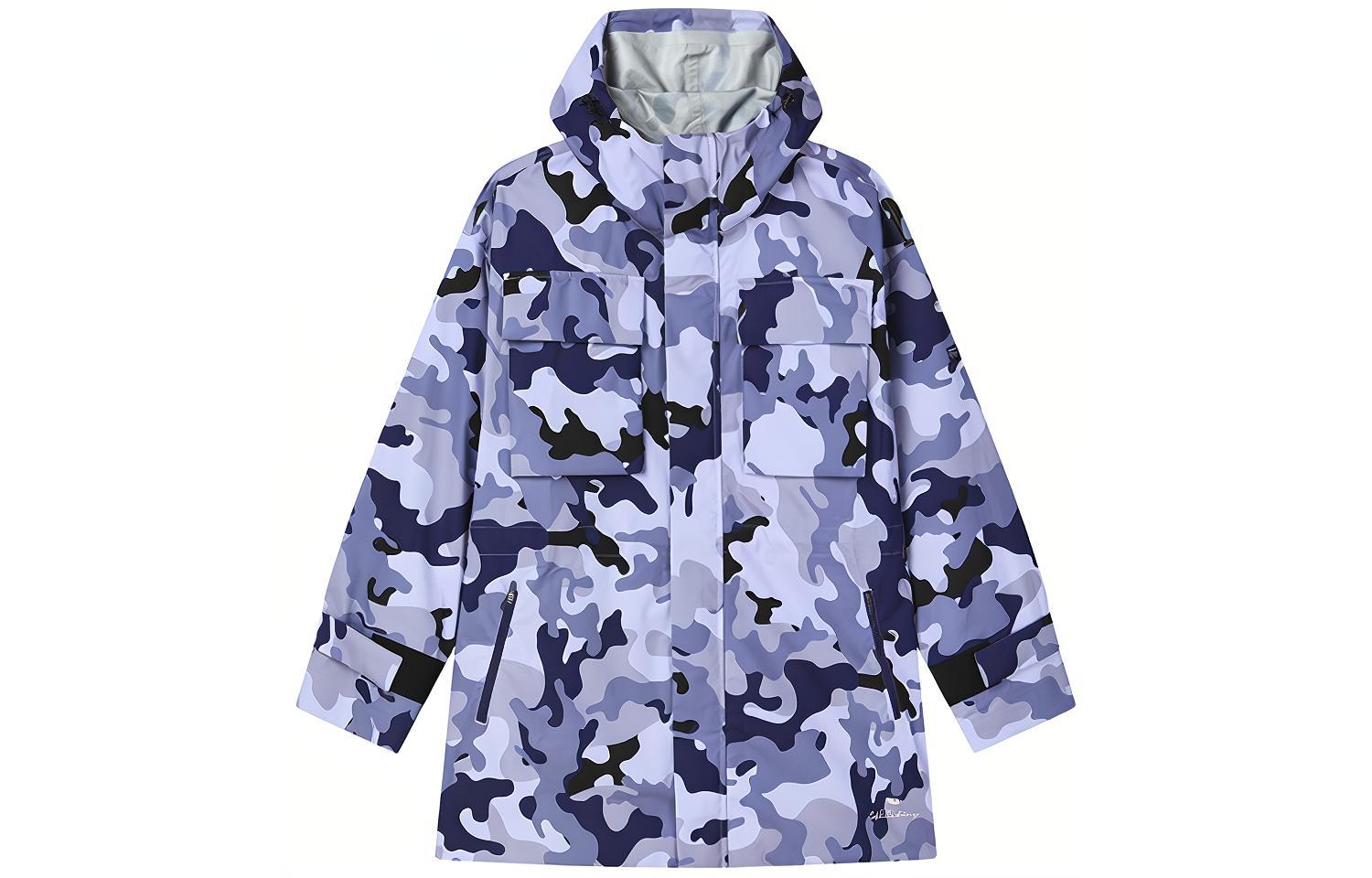 

FILA Женская спортивная куртка глубокого синего жаккарда, Deep Cong Blue Jacquard