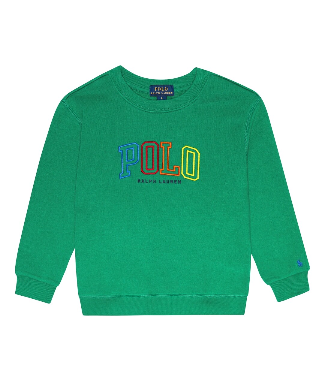 

Толстовка из смесового хлопкового джерси с логотипом Polo Ralph Lauren, зеленый
