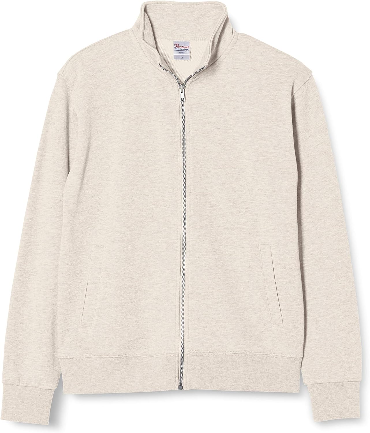 

Мужская толстовка Printstar 00190-NNJ, 273 г, флисовая подкладка, стандартная застежка-молния, овсяный