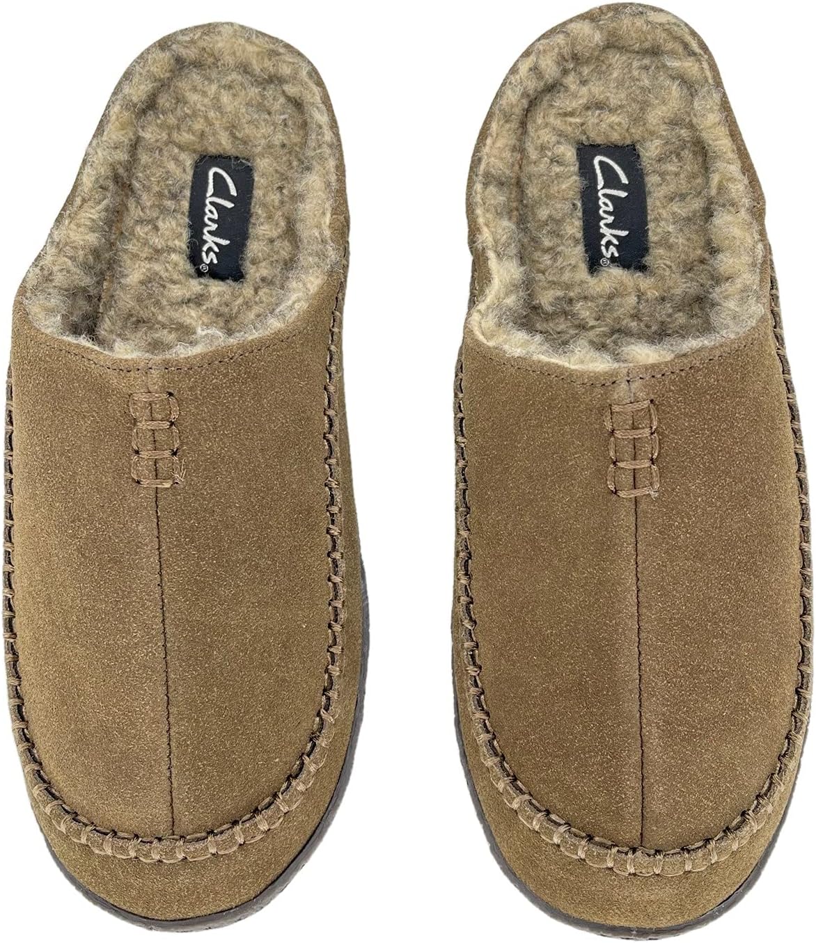Мужские сабо Clarks с бейсбольным швом, шалфейный — фото 3