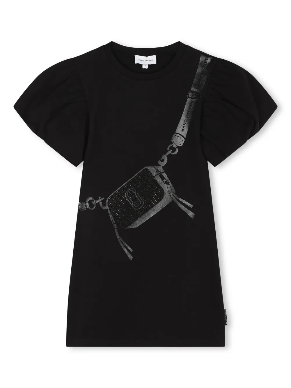 

Платье с принтом Marc Jacobs Kids, черный