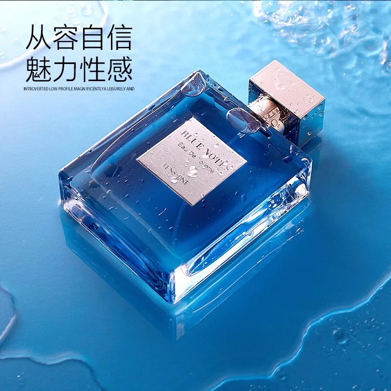 FENSHINE Мужской туалетная вода Blue Tone Cerulean Fresh, морской цветочный аромат, 100 мл, 100ml — фото 4