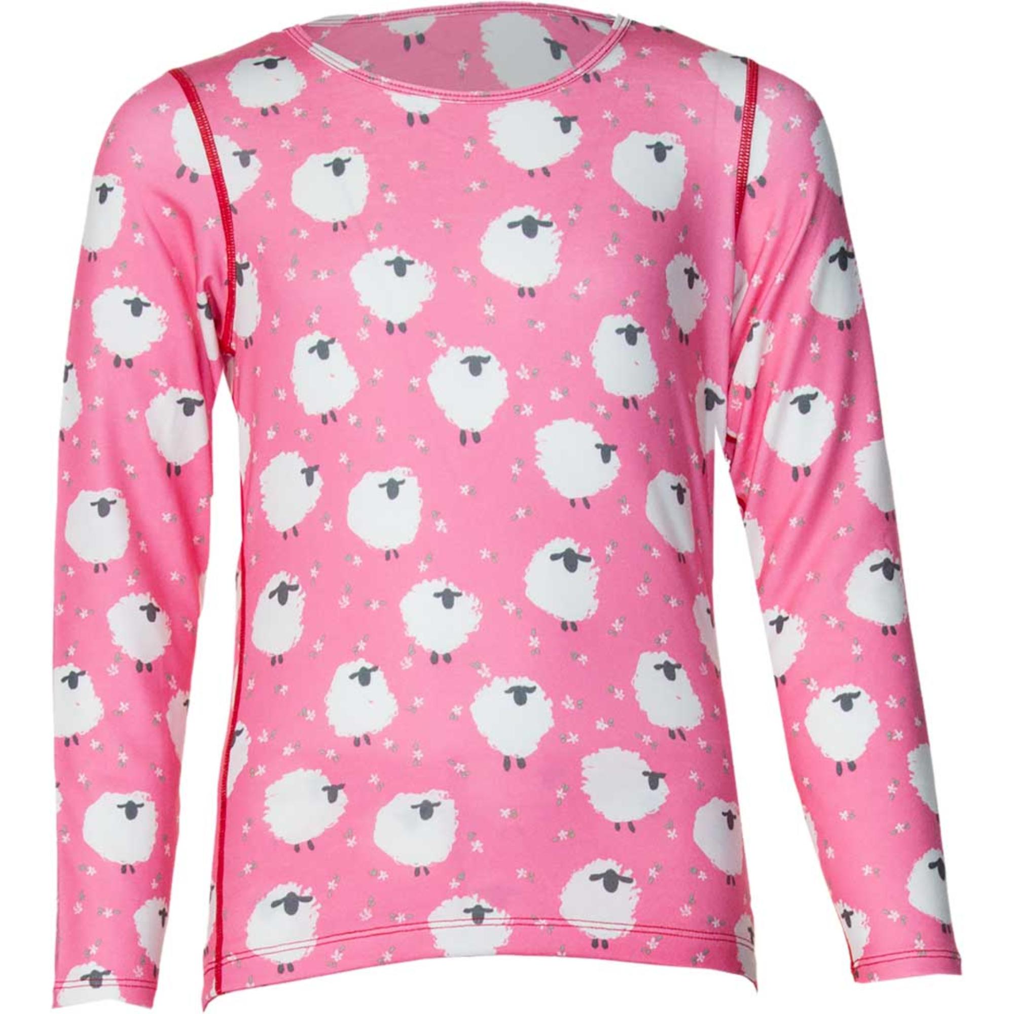 

Детская футболка с круглым вырезом и оригинальным принтом Hot Chillys, Winter Moose