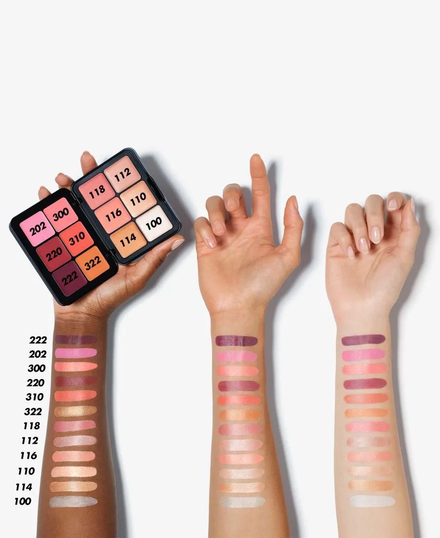 MAKE UP FOR EVER Палетка для лица HD Skin Blush & Glow Longwear Cream Face Palette — фото 4