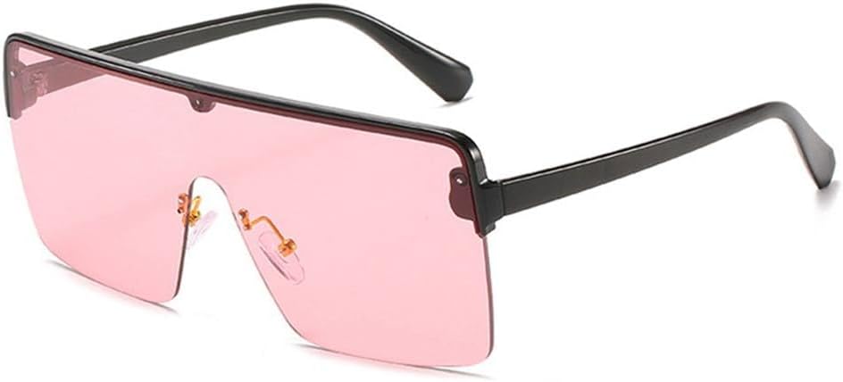 

Солнцезащитные очки для женщин и мужчин в крупной оправе, цельные солнцезащитные очки в полуоправе с градиентными линзами, ретро-очки для вождения, защита от УФ-излучения UV400 KTUCN, Black Pink