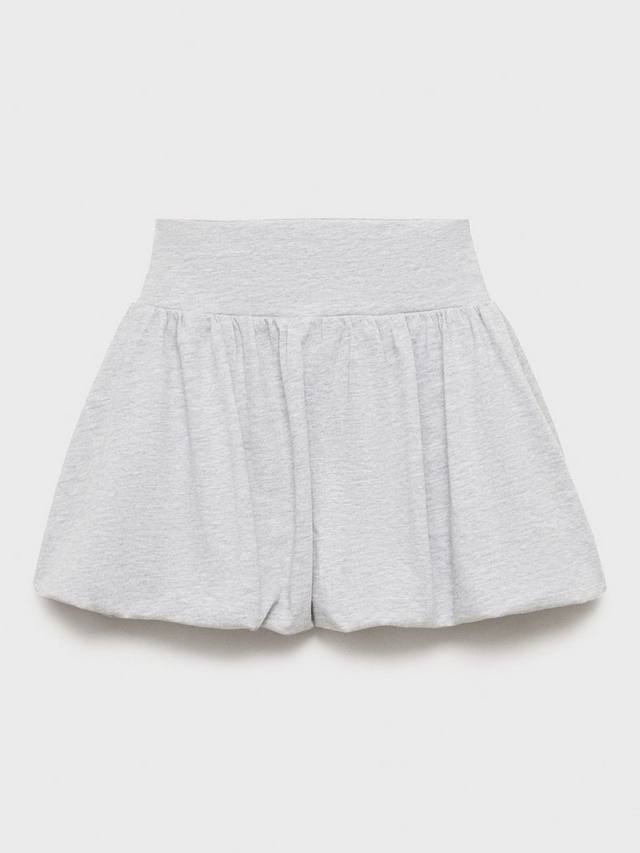 Детская пышная юбка Globo из хлопковой смеси Mango, Pastel Grey — фото 3