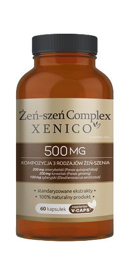 

Экстракт женьшеня в капсулах Xenico Żeń-Szeń Complex, 60 шт