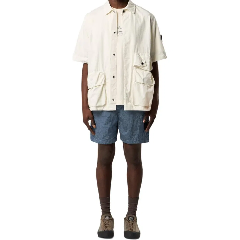 Шорты повседневные STONE ISLAND Air Force Blue — фото 3