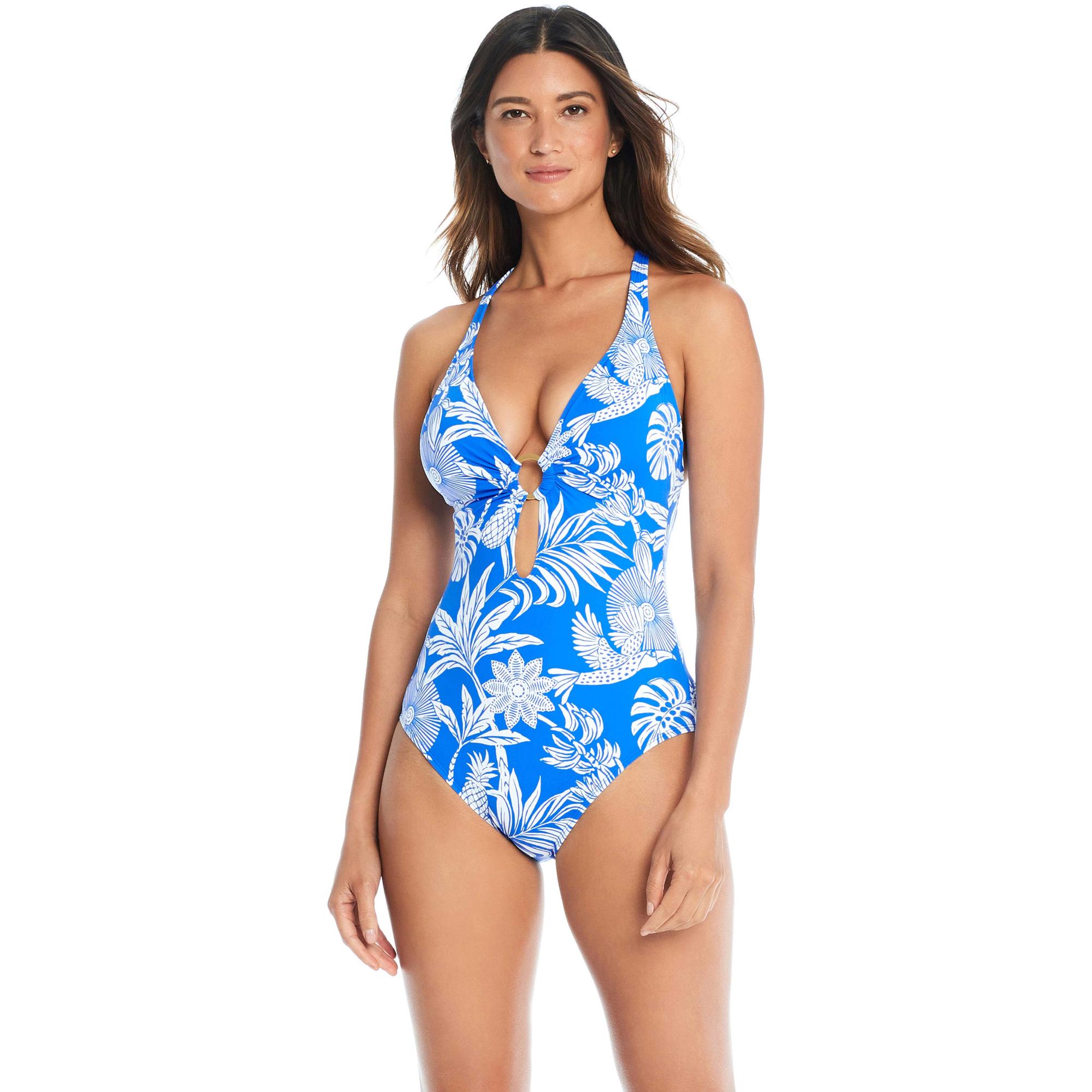 

Женский слитный купальник A Place In The Sun OTS X-Back MIO Bleu Rod Beattie, Big Sur Bleu