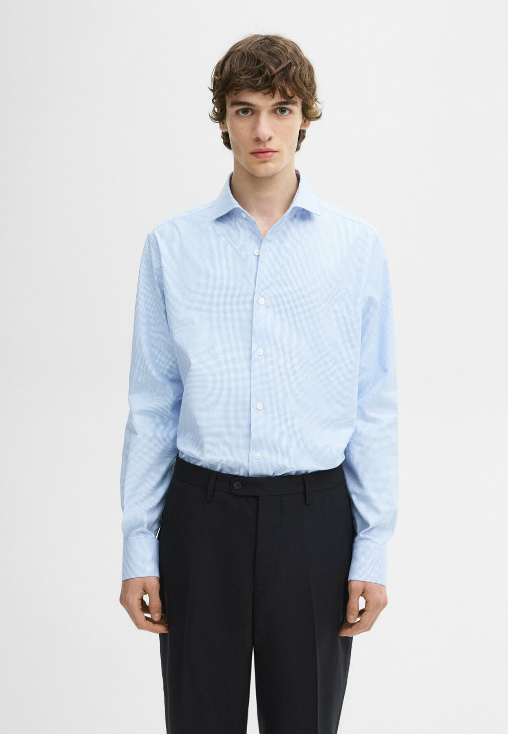 

Рубашка Massimo Dutti, светло-голубой