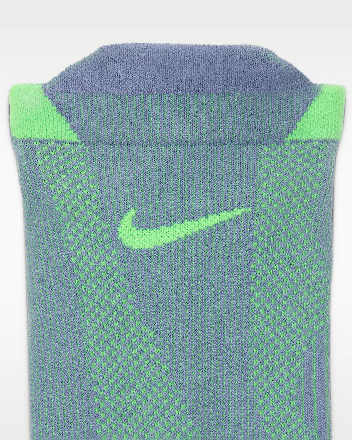 Носки-невидимки (1 пара) Nike Running Lightweight, Iron Purple/Voltage Green/Voltage Green — фото 4