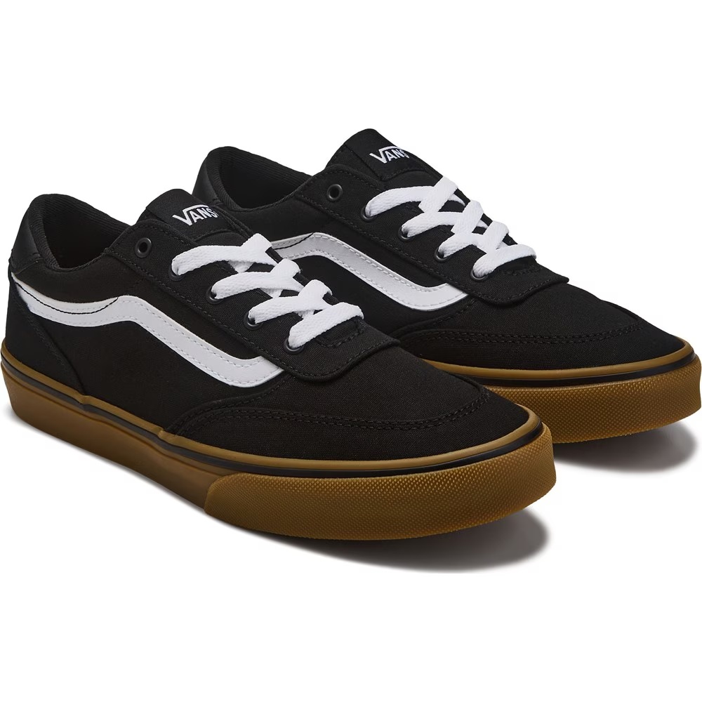 

Детские кроссовки с низким верхом brooklyn Vans для маленьких и больших детей, black/white/gum