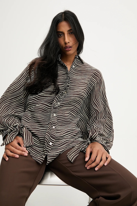 

Рубашка Answear.Lab, коричневый