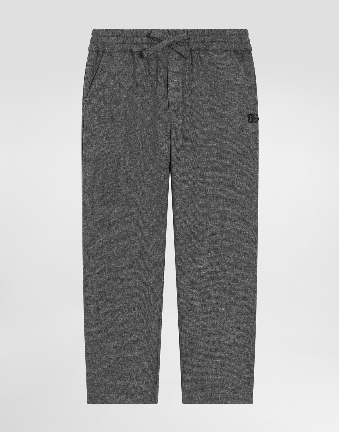 

Брюки из меланжевой шерсти Dolce&Gabbana, серый