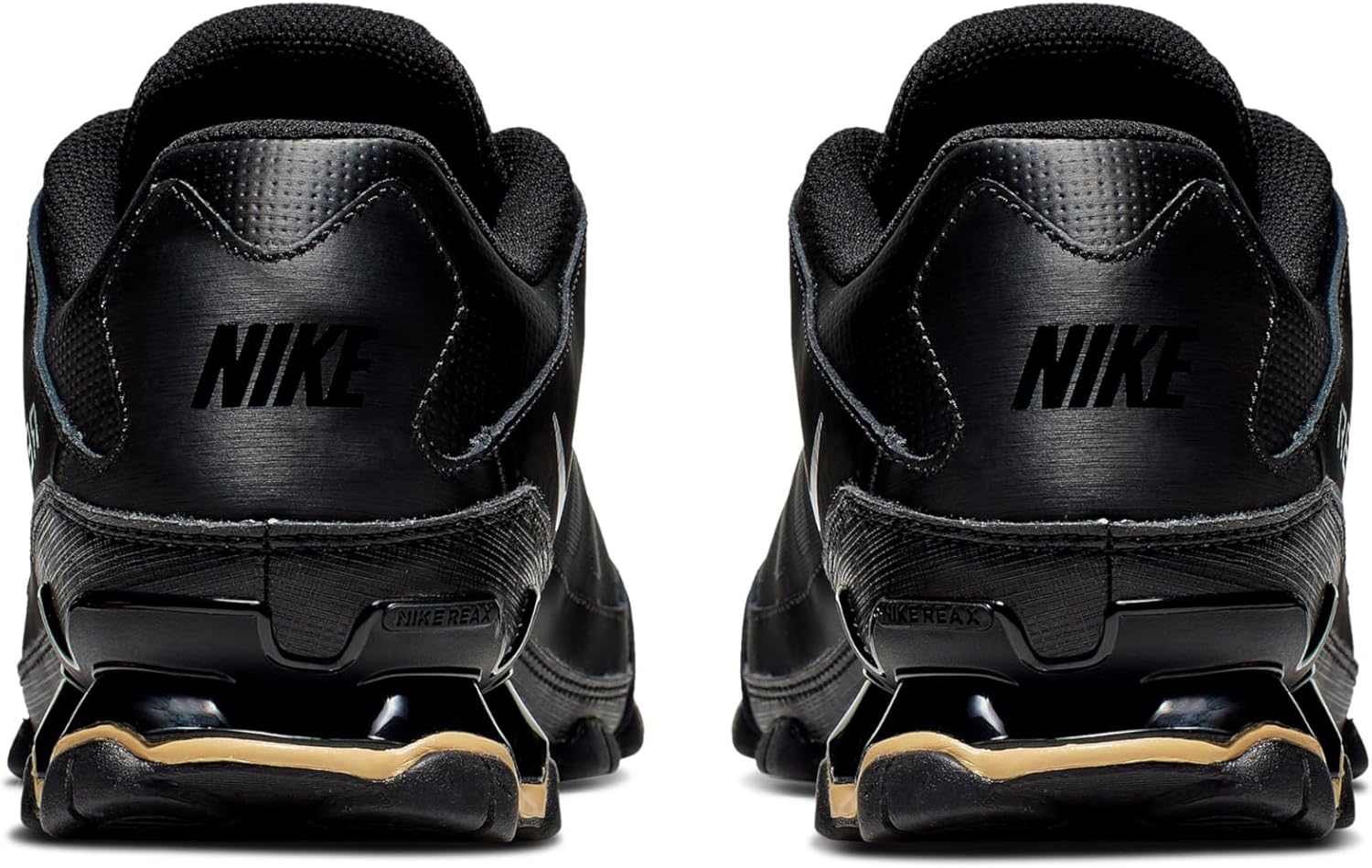 Мужские гимнастические кроссовки Nike Reax 8 Tr Mesh, Black Black Mtlc Gold Black 020 — фото 2