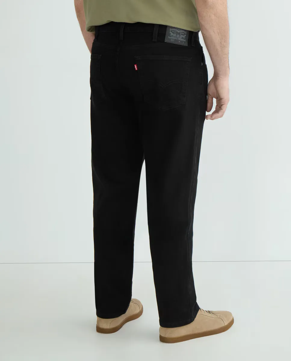 Мужские джинсы 502 Taper Stretch — Большие размеры Levi's, черный — фото 3