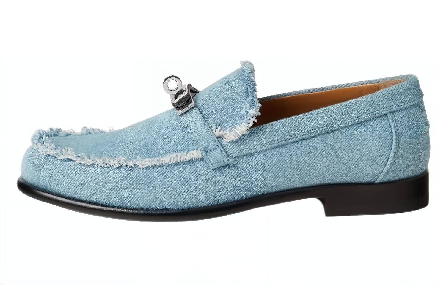 Лоферы Destin Женские Синие HERMES