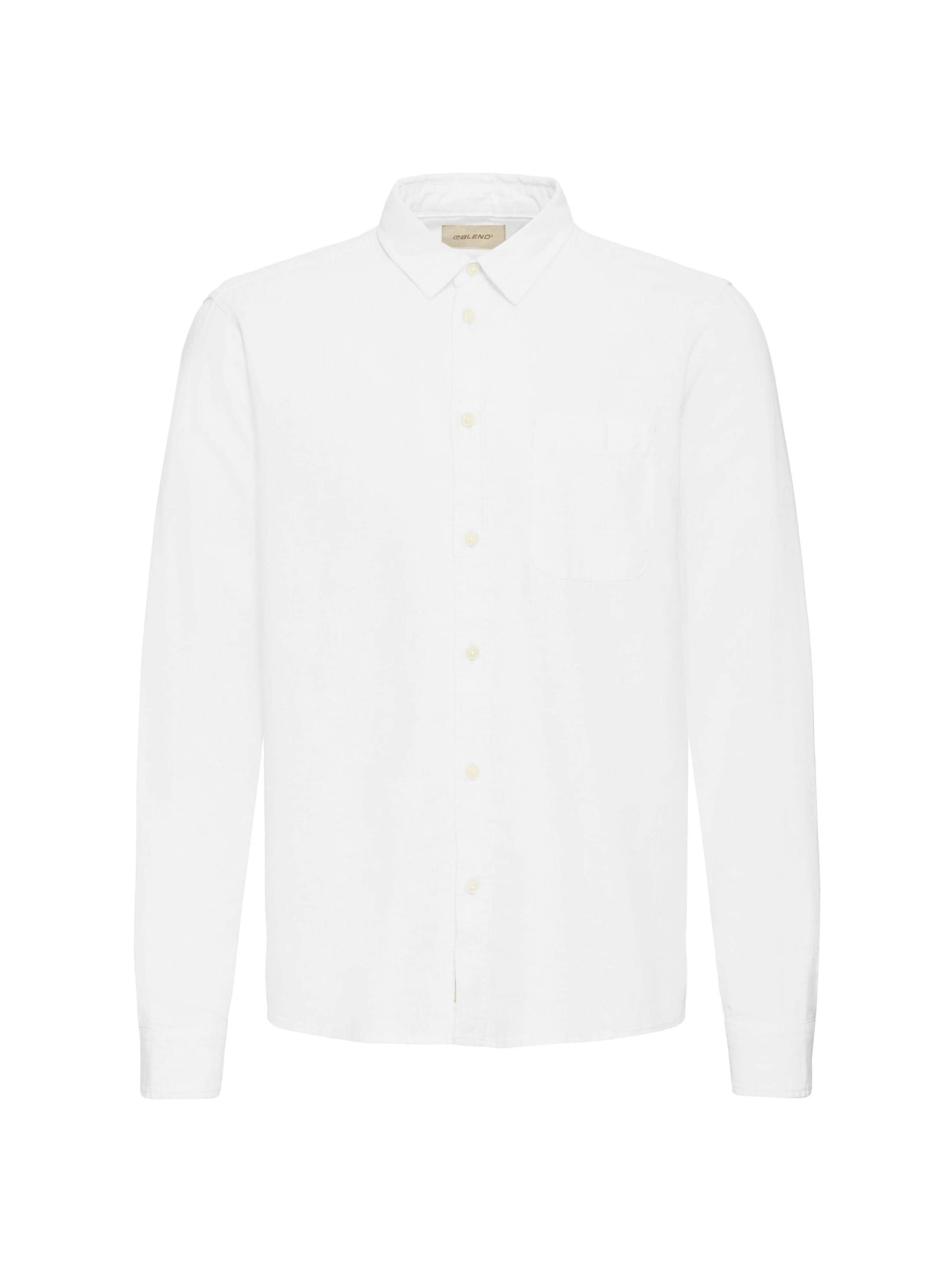 

BLEND Рубашка на пуговицах 'BHLinex' Regular fit в белом цвете