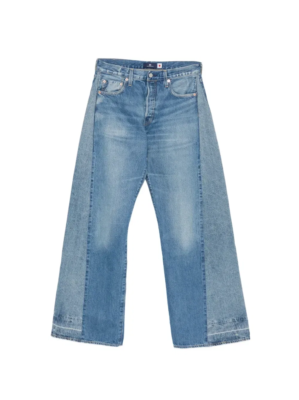 Джинсы прямого кроя с отделкой панелями Levi's, синий