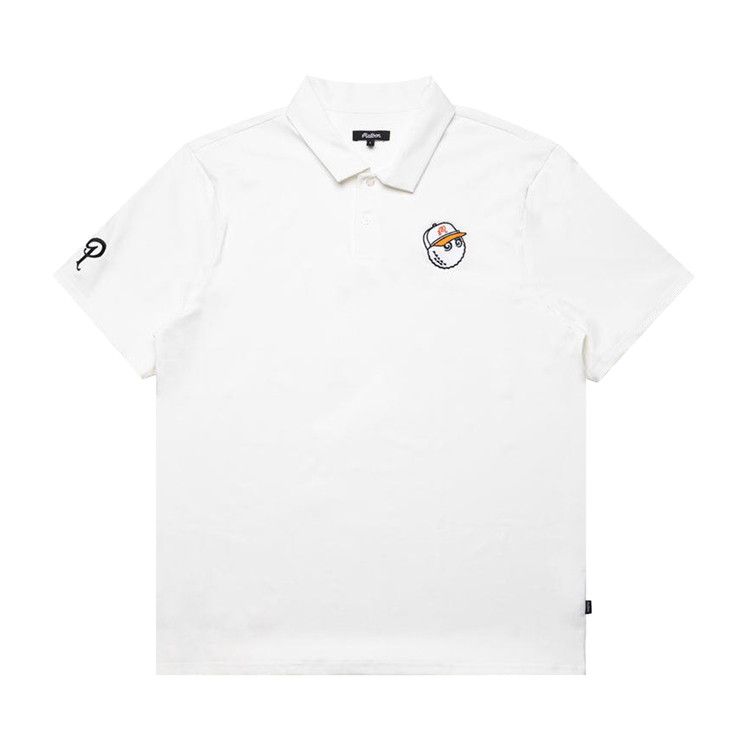 

Поло Malbon Performance Pique Polo Shirt, White