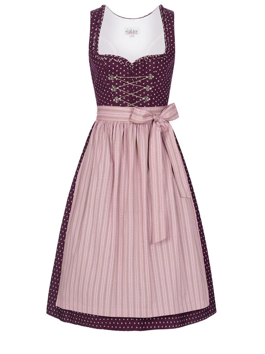 

Широкая юбка в сборку Trachtenhof Nübler midi Thea, Berry