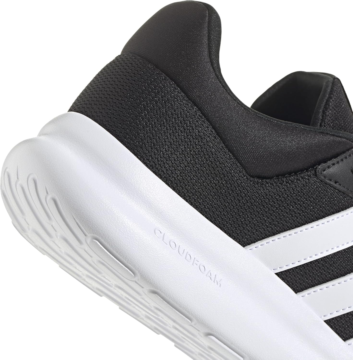 Мужские кроссовки Adidas Lite Racer 4.0, белый/черный/серый — фото 4