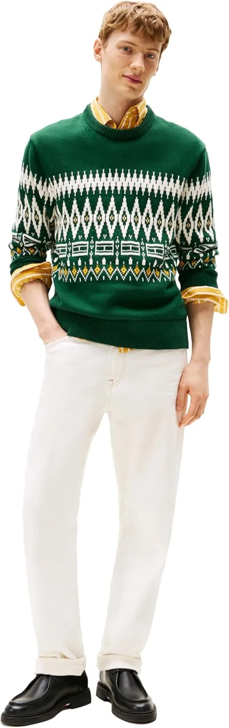 Толстовка Tommy Hilfiger мужская Fairisle хлопковая легкая — фото 3